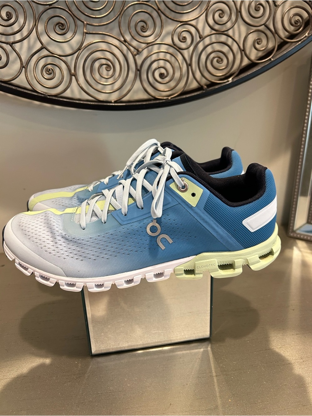 On Running Women's Shoes in Blue & White - Picture 8 of 10